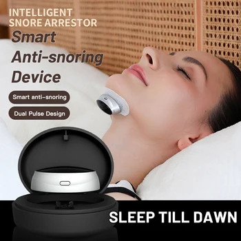 Интелигентно устройство против хъркане, коректор дишане, електрическо устройство против хъркане Sleep Pro Smart EMS, устройство против хъркане