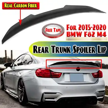 Истински въглеродни влакна Заден Спойлер F82, Крило, PSM Стил, Заден Спойлер на багажника, както Устна, Бодикит на Багажника, Комплект За BMW F82 M4 2015-2020, Автомобилни Аксесоари
