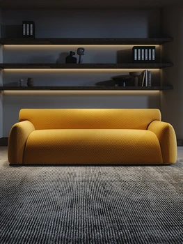 Италиански плат, диван, модерна минималистичная хол, 2023 нови мебели в скандинавски стил