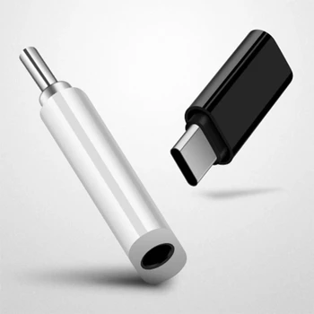 Кабел за цифрово адаптер Type-C до 3,5 мм, бърз трансфер, USB C до 3,5 мм, адаптер за слушалки, Допълнителен кабел