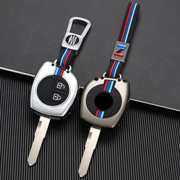 Калъф за ключове от кола с сплав Suzuki SX4 Swift Liana Vitara Jimny Alto Ignis Самочувствието, 2 Бутона, Автоаксесоари