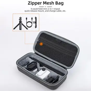 Калъф За носене Пылезащитная Противоударная Пътна Защитна Чанта За съхранение, която е Съвместима С Аксесоари за камери Insta 360 GO 3