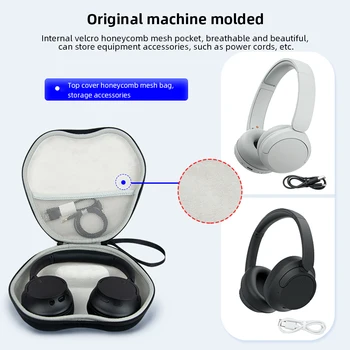 Калъф-стойка за слушалки Със Защита От Надраскване, намаляване на шума, Чанта за слушалки, Противоударные Прахозащитен Аксесоари за SONY WH-CH720N/WH-CH520