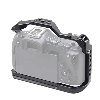Клетка за камера FEICHAO EOS R8 с Прикрепен за студено Башмака ARRI 3/8 1/4 Дупки Защитна рамка За Canon EOS-R8/DSLR Фотоапарат Горната част на Дръжка