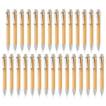 Комплект бамбукови дръжки за Гравиране Дървени Сгъваем Бамбук дръжка С допълнителна превръзка с черно мастило Химикалка писалка за водене на дневник