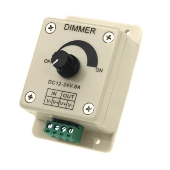 Контролер диммера dc 12V-24V за регулиране на същия цвят led лента 3528 smd 5050
