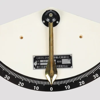 Корабельный инклинометр със завъртане на махалото на 55 градуса, точно измерване на наклон, Издръжливост, търговия на Едро