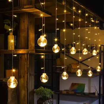 Креативната led гирлянда, с размер устойчивост, Широкото приложение на еко завеса, led страхотна лампа за парти