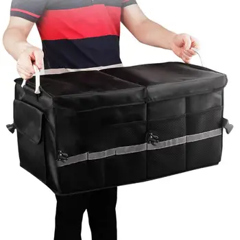 Кутия за съхранение на багажника на колата Сгъваем Багажник на колата Чанти-организаторите най-високо качество с Голям Капацитет на Многофункционална кутия за съхранение на автомобилни аксесоари