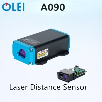 Лазерен сензор за близост с одноточечным обхват от 90 м, Lidar, резолюция 0,1 мм, точност 1,5 мм, аналогово брой RS485, CAN интерфейс