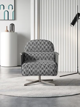 Лесен луксозен много прост-разтегателен диван-фотьойл просто модерна творческа стол дизайнерски стол за почивка въртящо висококачествен стол