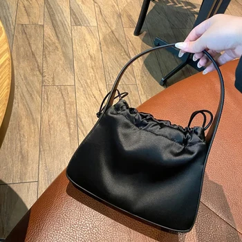 Луксозна дамска чанта 2023, Нова дамска чанта, Ежедневна чанта в съвсем малък под мишниците, Висококачествена чанта за отдих