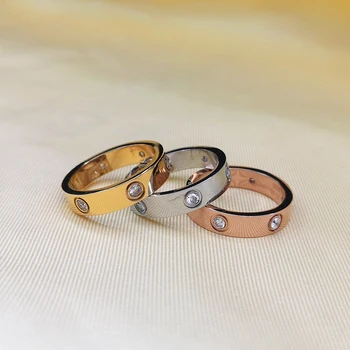 Любовно пръстен за жени, висококачествен циркон, новост 2023 година, пръстени, оригинални сребърни бижута проба 925, аксесоари, безплатна доставка, подарък изделия 4 мм
