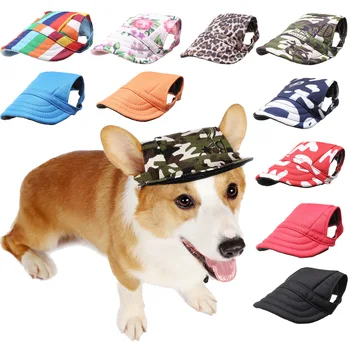 Лятна шапка за кучета, бейзболна шапка за кучета, парусиновая шапка за малки кучета, Слънчеви и Аксесоари
