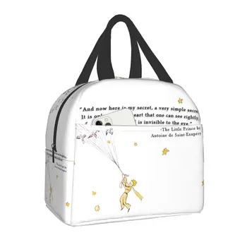 Малкият Принц Термоизолированная чанта за обяд, Преносима Множество чанта за обяд за жени, деца, училище, работа, Многофункционална кутия за храна