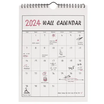 Месечен календар на 2023-2024 Години, Твърди Обратното броене, Стая за Ежедневна Употреба, Малко Монтиране на Украса за дома, на Офиса, на Училище