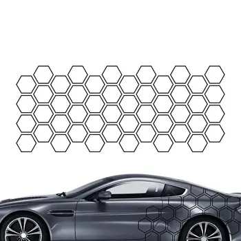 Мобилни Автомобилни Стикери Шестоъгълен Cellular Автомобили Стикер С пълна обвивка 50 * 200 cm / 19,68 * 78,74 инча Шестоъгълен Cellular Автомобили стикер С пълна обвивка