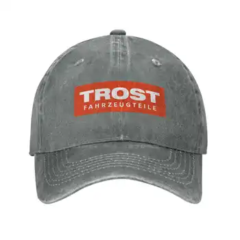 Модерен висококачествен деним, шапка с логото на Trost, Вязаная капачка, бейзболна шапка