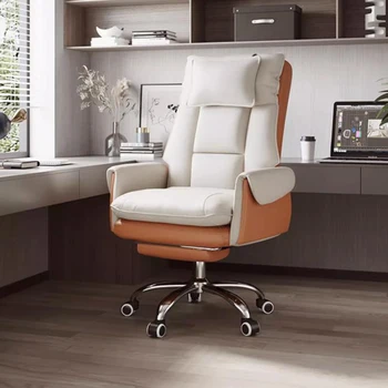 Модерни офис столове, Тоалетка с Ергономичен игралното седалка Удобен стол с възможност за сгъване на облегалката Офис столове на колела Sillas Escritorios Мебели за стаята