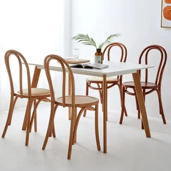 Модерни трапезни столове в стил Арт деко от ратан, Салонные Акцентные Столове, Комплекти за хранене, маса за Хранене, Muebles De Cocina, Кухненски мебели