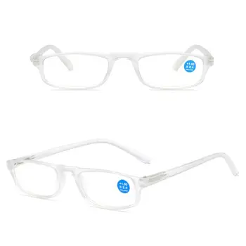 Модни прозрачни ултра-леки очила за старческо със защита от синьо лъчи, очила за четене