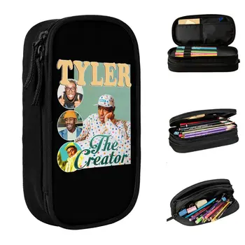 Молив случай Tyler The-Създател на Нова Музикална чанта за писалки на Рапъра, Голяма чанта за съхранение, ученически подаръци за студенти, Пеналы