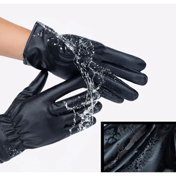 Мотоциклетни ръкавици с електрически отопляеми изкуствена кожа със сензорен ЕКРАН Man GTWS