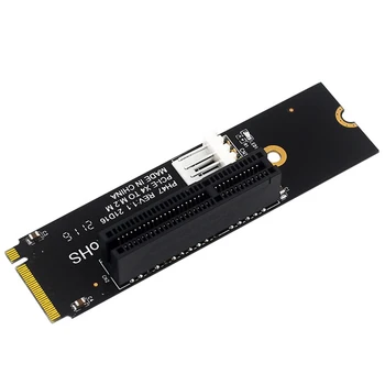 Мрежов адаптер NGFF M. 2 за PCI-E 4X SATA, съвместим с адаптер за преобразуване на интерфейса X1 X4 X8 X16 PCI-e