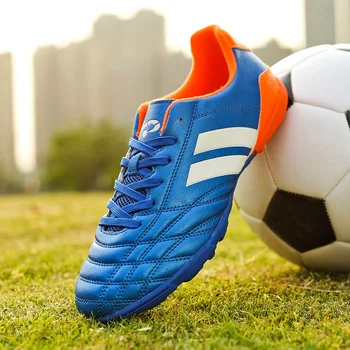 Мъжки футболни обувки, футболни обувки за футзала FG, футболни обувки, удароустойчив, заглушителен, износоустойчиви футболни обувки за жени