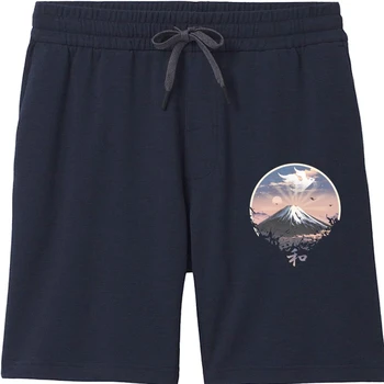 Най-новите мъжки къси панталони Peace Mountain, Мъжки гащета от чист памук, с японски принтом, Мъжки летни свитшоты с невероятен изглед