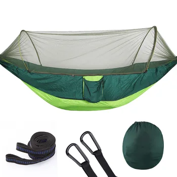 Напълно автоматична mosquito net-хамак с прибиращ се палатката за къмпинг и туризъм, разходки на открито