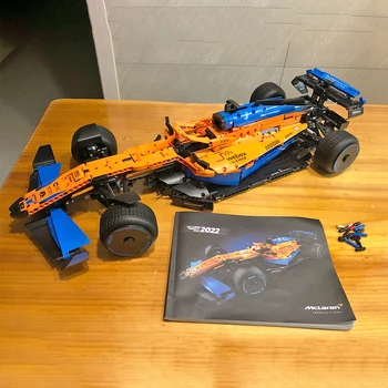 Нов 42141 McLarened Tech, съвместим с кола от Формула F1 C016, строителни блокове, градски автомобил, строителни блокчета, играчки за деца