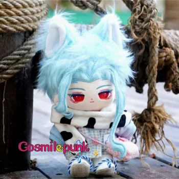 Нов Genshin Impact Dottore 20 см. Плюшен кукла-играчка за тяло, чанта за cosplay, декор, сладък