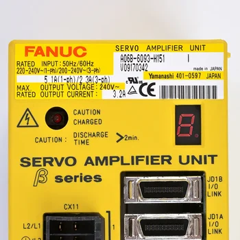 Нов серво усилвател на Fanuc A06B-6093-H151 100% оригинал