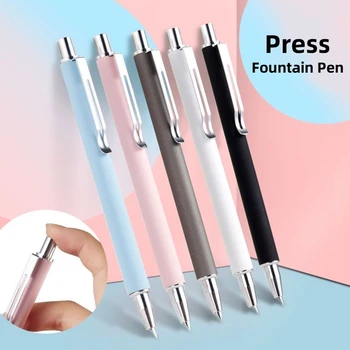 Нова креативна благородна писалка за печат, универсални метални писалки с перьевой мащаб и писалка 0,38 мм