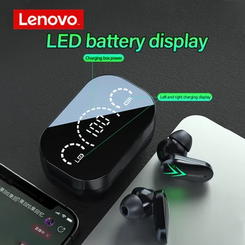 Нови безжични слушалки OriginalXT82 Lenovo TWS Bluetooth 5.1 с двойно стерео шумопотискане бас, сензорен контрол, продължителен режим на изчакване до 300 ма