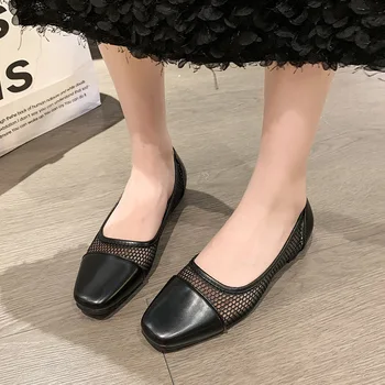 Новите дишащи дамски обувки с кухи ръкав за пролет-лято - модерно и спокойна обувки