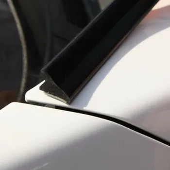 Оборудване запечатване лента 1,8 М Предното Стъкло на Автомобил Черно Формоване Предния капак на Колата Гума тапицерия Универсални Аксесоари За защита от вятър