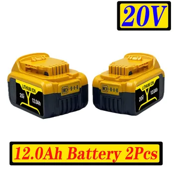 Оригинална Батерия за електрически инструменти 6.0 Ah/8.0 Ah/12.0 Ah 18V 20V forDewalt DCB180 DCB181 DCB182 DCB201 DCB200 Максимална Мощност 18650