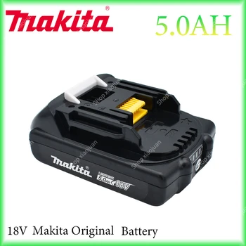 Оригинална Литиево-йонна Батерия 18V Makita 5.0 Ah За BL1830 BL1815 BL1860 BL1840 194205-3, Сменяеми батерии За електрически Инструменти