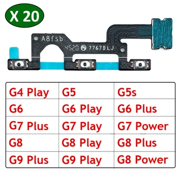 Оригиналната Бутон за Регулиране на звука Бутон за Включване Изключване Гъвкав Кабел За Motorola Moto G4 G5 G5s G6 G7 G8 G9 Plus Play Power Lite