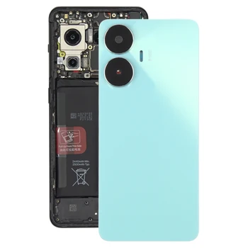 Оригиналната задната част на кутията на батерията за Realme C55 с капак на обектива на камерата за Смяна на корпуса на задната част на корпуса на телефона