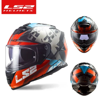 Оригиналния мотоциклет шлем LS2 FF800 ls2 БУРЯ, полнолицевые каски kaciga casco moto capacete със система за защита от замъгляване