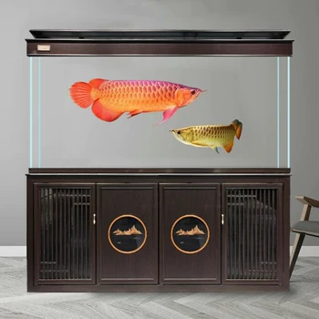 Открит аквариум от супер бяло стъкло 2 М Экранный долния филтър Dragon Fish Tank за смяна на водата Без звук 3 М