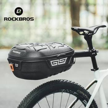 Официална чанта ROCKBROS, Задната стойка, Водоустойчив мотор чанта с Голям капацитет, твърда седалка за планински Велосипед, Седельная чанта за Аксесоари