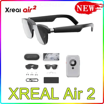 Очила XREAL Air 2 NREAL AIR2 Smart AR с Микро-OLED екран 120 Hz, Висока четка 72 G, свръхлеки професионална точност на цветовете