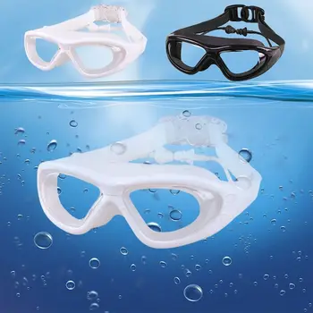 Очила за плуване, при Късогледство, За възрастни, Gag за уши, Професионални Очила за басейн, Фарове за Мъжки Женски Оптични Водоустойчив Очила на Едро