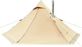 Палатка с домкратом за печката, Памучен Топлата палатка-вигвам на 4 сезон със снежна пола, Дъждобран, за Глампинга, Къмпинг, туризъм, Ветрозащитная
