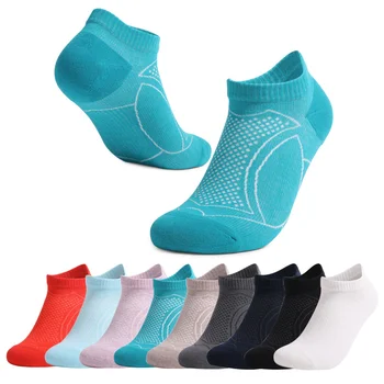 Памучни чорапи, с къси лодочками, Спортни, за джогинг, Женски, дишащи, Колоездене, 2023, Влагоотводящие, нескользящие, ластични чорапи за фитнес на открито