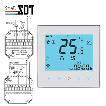 Панел за управление на компресор на климатик за модулация на термостата, Охлаждане и отопление на помещения От HRISTO WIFI/RS485 & MODBUS